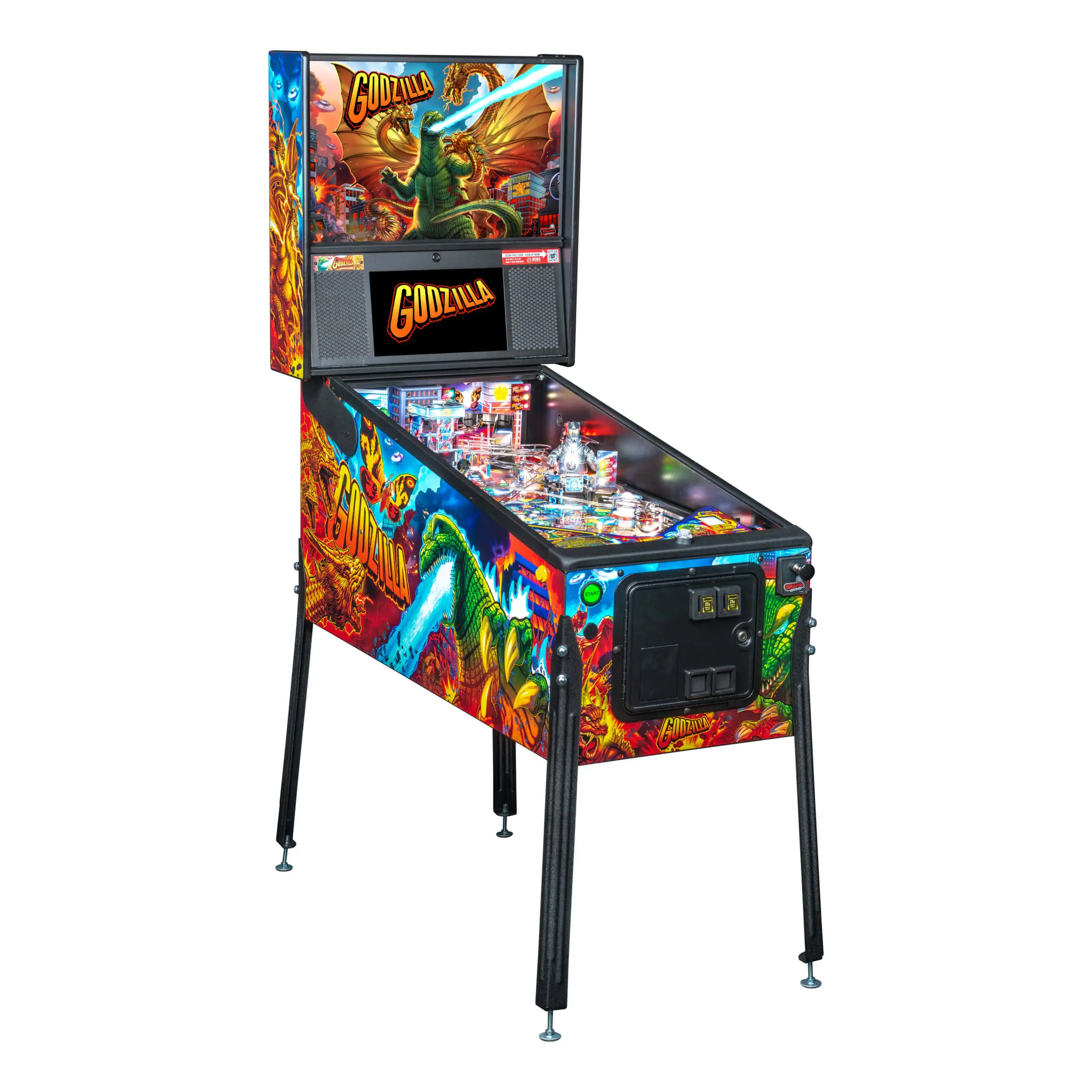 Godzilla Premium Pinball Machine by Stern Godzilla Premium Pinball Machine by Stern