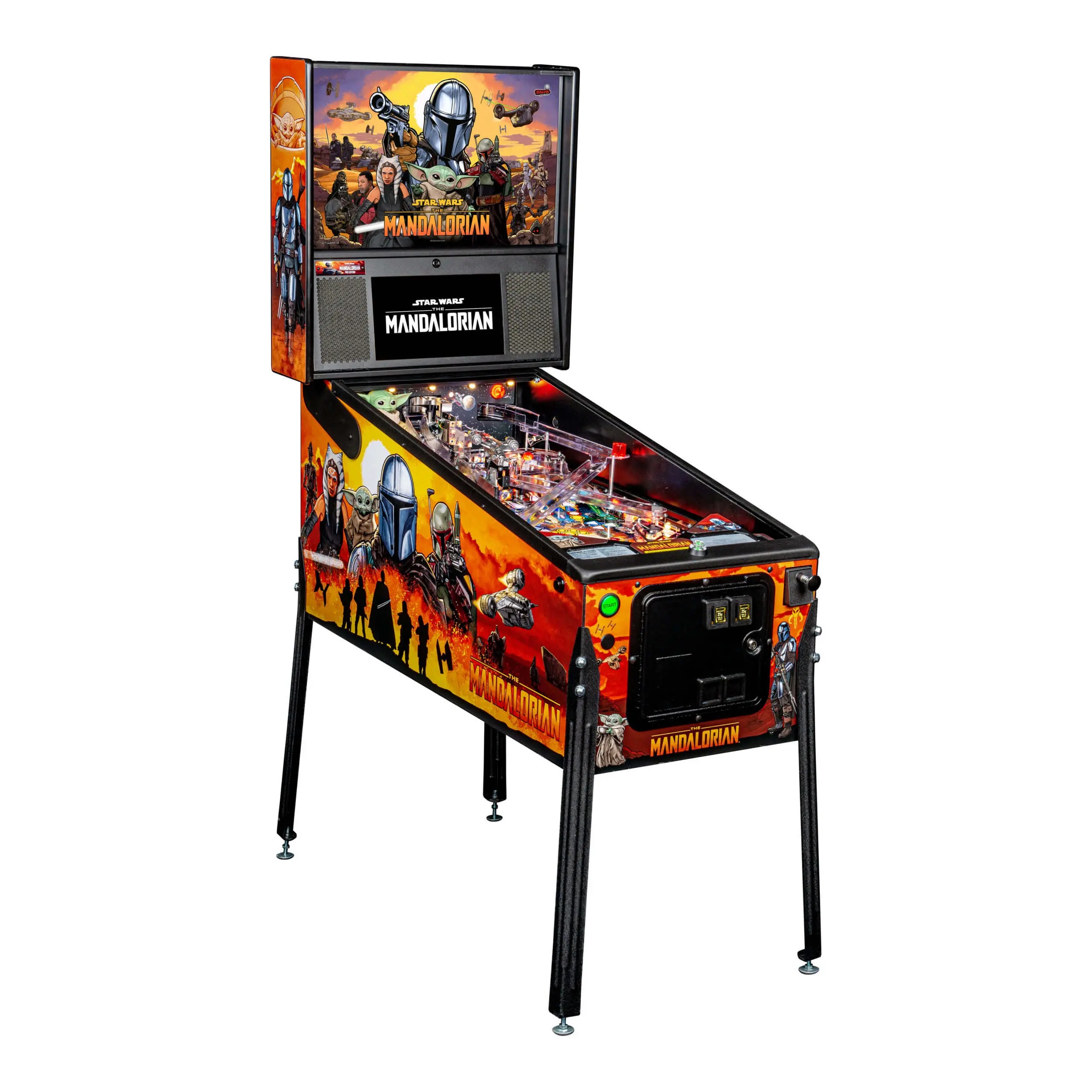 The Mandalorian Pro Pinball Machine by Stern The Mandalorian Pro Pinball Machine by Stern